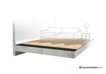 dB FFR Acoustic Underlay for Concrete Floor